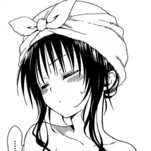 头像黑白动漫女生头像