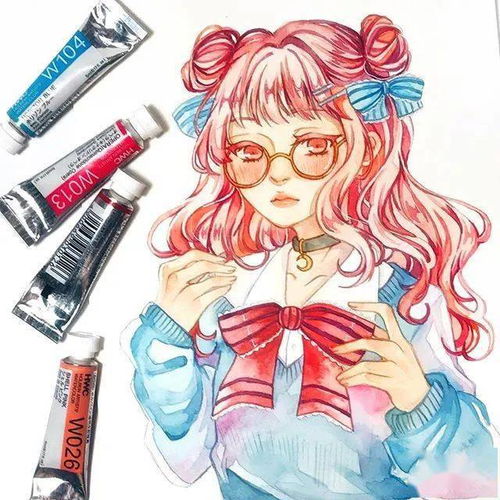水彩画入门梦幻少女心画风手绘动漫壁纸头像