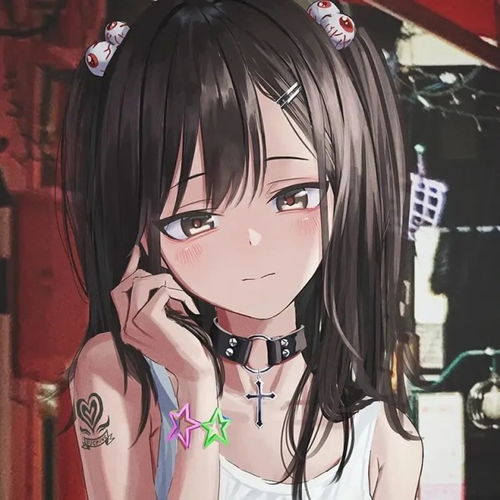女生动漫头像我会遇到有趣的人但你的位置一直都是你的