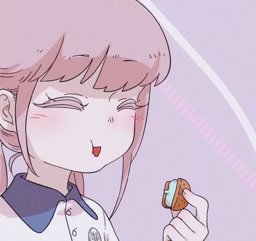 ins软萌粉色系动漫女头
