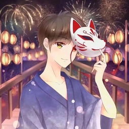 快看动漫情侣男生头像描述我戴狐狸堆糖,美好生活研究所