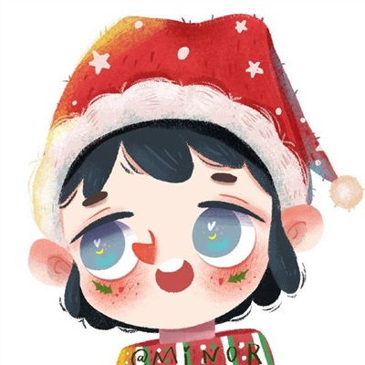 可爱女孩头像,戴动物帽子系卡通可爱女孩头像萌图片