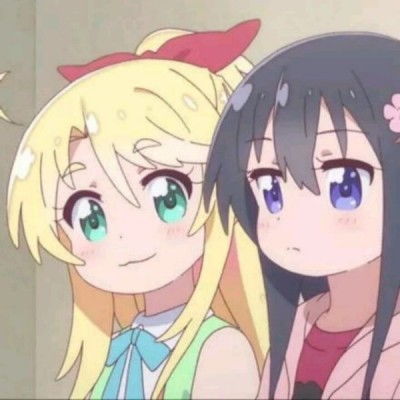 卡通闺蜜头像二人一个人一张也有两张两个人