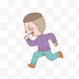 卡通跑人图片卡通跑人图片素材免费下载千库网