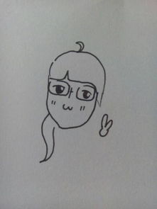 谁能帮我画这个女孩的q版漫画简单就好头像就可以