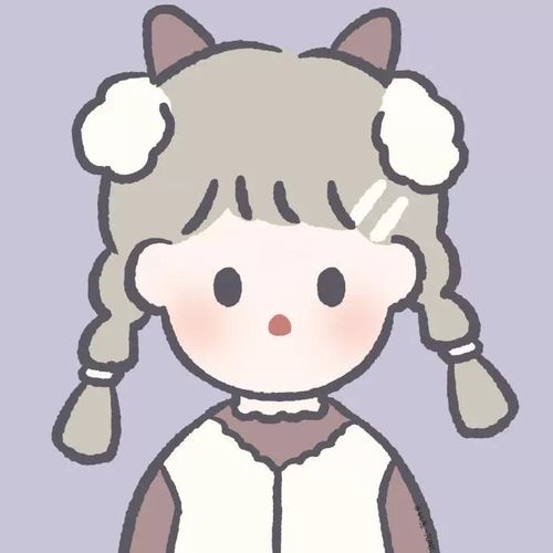 手绘卡通闺蜜头像