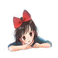 黑白卡通意境头像女生头像微信头像图片大全