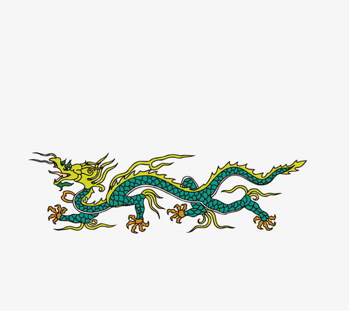 二月二龙抬头卡通装饰中国龙海报平面广告龙插画设计图片免费下载页面网页平面电商创意素材png素材素材