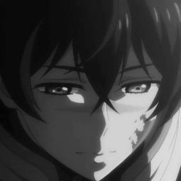 动漫男生头像帅气高冷透过眼角泪滴想起你