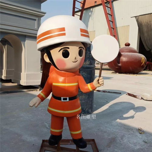 卡通人物雕塑制作图片名图玻璃钢卡通雕塑厂家