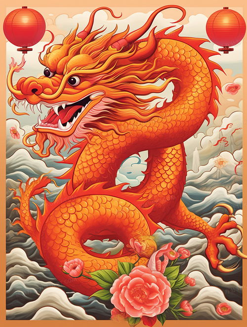2024龙年新年卡通中国风国潮风龙插画图片素材下载jpg格式熊猫办公