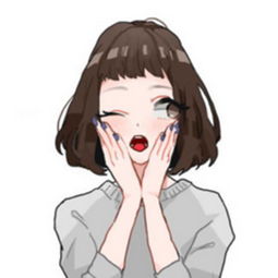 女头,动漫闺蜜一对两张