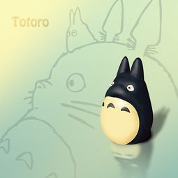写实风格的萌萌龙猫totoro