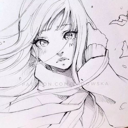 小清新的美少女漫画,拿去做头像吧