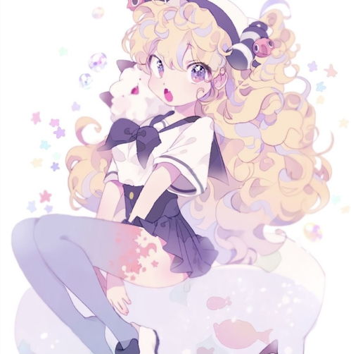 头像blingbling少女心动漫女头像