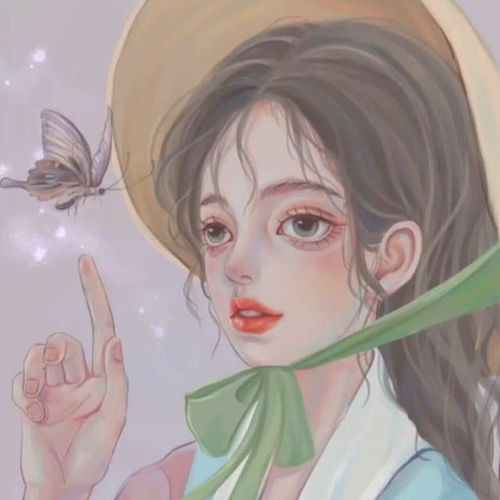 心动的女生动漫头像你可以对我笑一下吗,我的咖啡忘记加糖了
