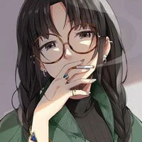 戴眼镜头像女漫画图片漫画版戴眼镜女孩可爱头像