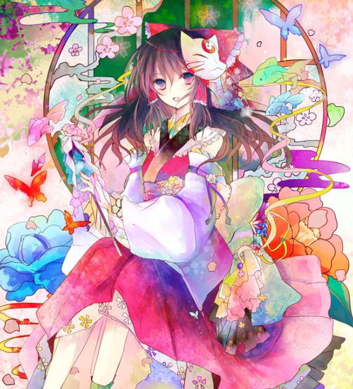 二次元动漫美图欣赏打扮华丽,神采飞扬的漂亮小姐姐
