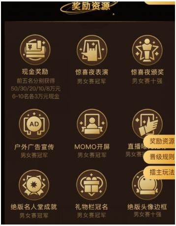 陌陌年度盛典巅峰男女战产生百强名单多位新秀主播入围女榜