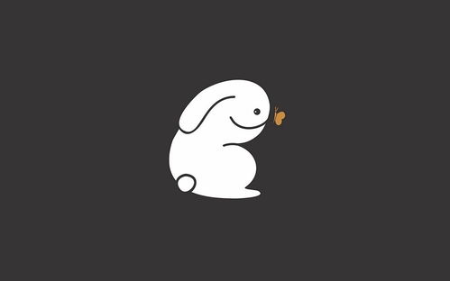 可爱卡通兔子背景图壁纸