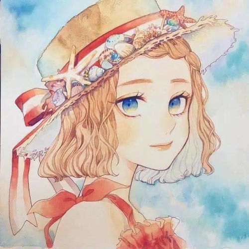 唯美卡通女孩头像
