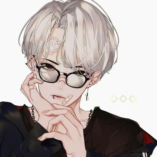 动漫头像男生戴眼镜头像,明明很喜欢却不敢靠近