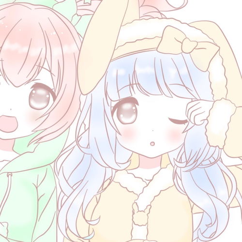 动漫闺蜜百合姐妹头像