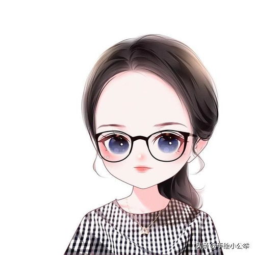 你的微信头像该换啦,减龄气质女生的真人手绘头像,准备迎接2022
