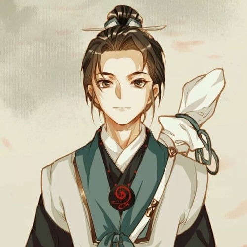 古风动漫男头人生似水岂无崖,浮云吹作雪,世味煮成茶