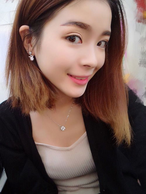 纯银项链女锁骨链四叶草足银幸运草吊坠简约生日情人节礼物送女友