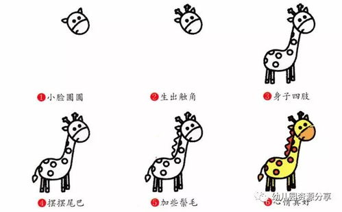 只需要六步,让你成为简笔画高手快来试试吧附多款作品