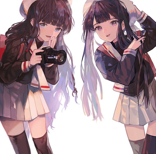摄影少女唯美插画特辑