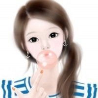 卡通头像女生中分可爱