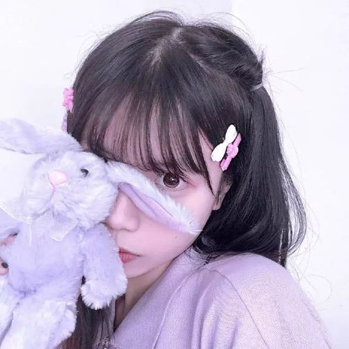 梦幻唯美紫色系女生头像做个快乐又温柔的人吧