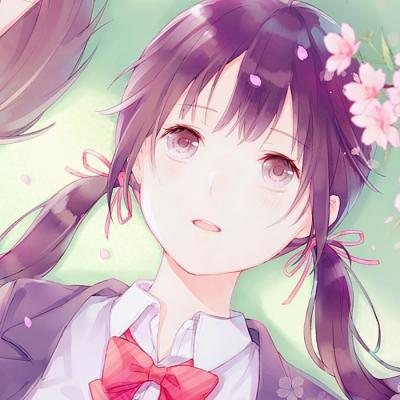 二次元可爱手绘情头一对