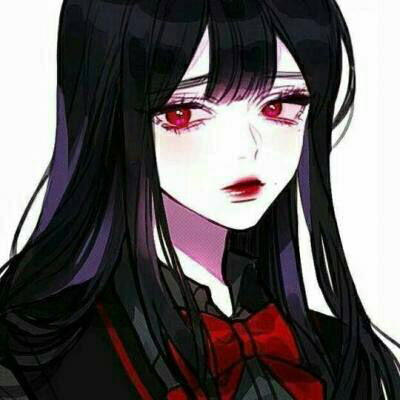 动漫异瞳少女头像红眼睛病女头像好看但不恐怖