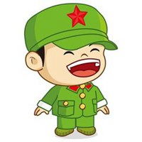 男兵女兵情侣卡通头像超萌搞怪微信头像图片大全