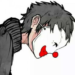 素描男生动漫头像