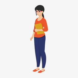 卡通可爱知性学校女孩免扣素材图片素材其他格式下载动漫人物大全