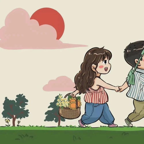 超甜的情侣头像去爱一个把你当宝贝疼的男生