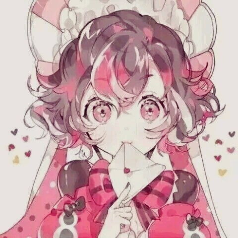 闺蜜头像姐妹动漫插画可爱