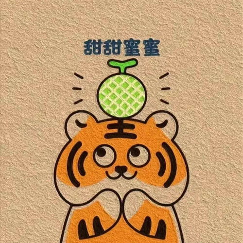 虎年动漫头像新年男头女头来换吧