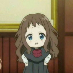 百合头大眼萌娃卡通头像