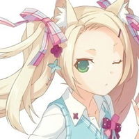 一个戴着猫耳,绿色的眼睛的动漫女生叫什么,并且求这两张图百度图片的网址
