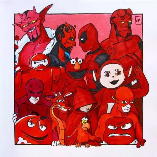 法国插画师将动漫角色按颜色分类,你能认出几个