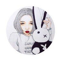 原宿手绘短发女生头像微信头像图片大全