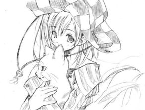 求萌系素描图