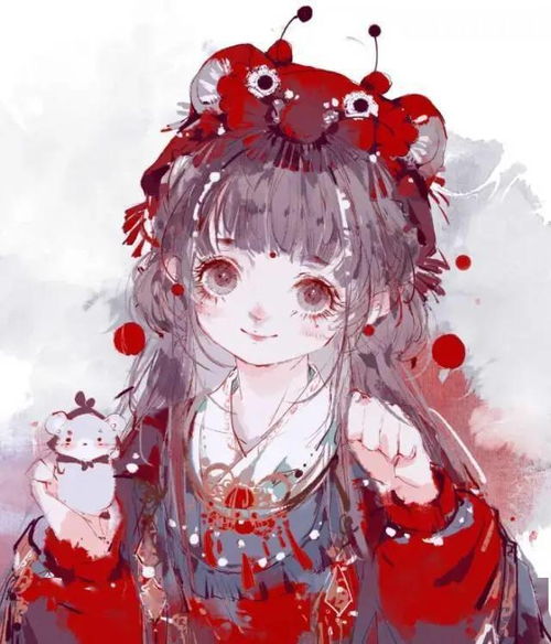 古风动漫女头天下桃花为你开,我扶长剑为你来都有