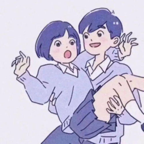 有趣可爱的情侣头像啊
