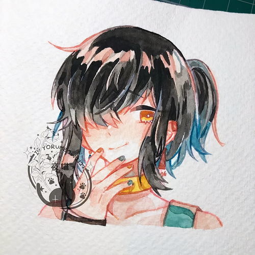 cg原画插画教程软萌软萌的q版动漫头像手绘上色